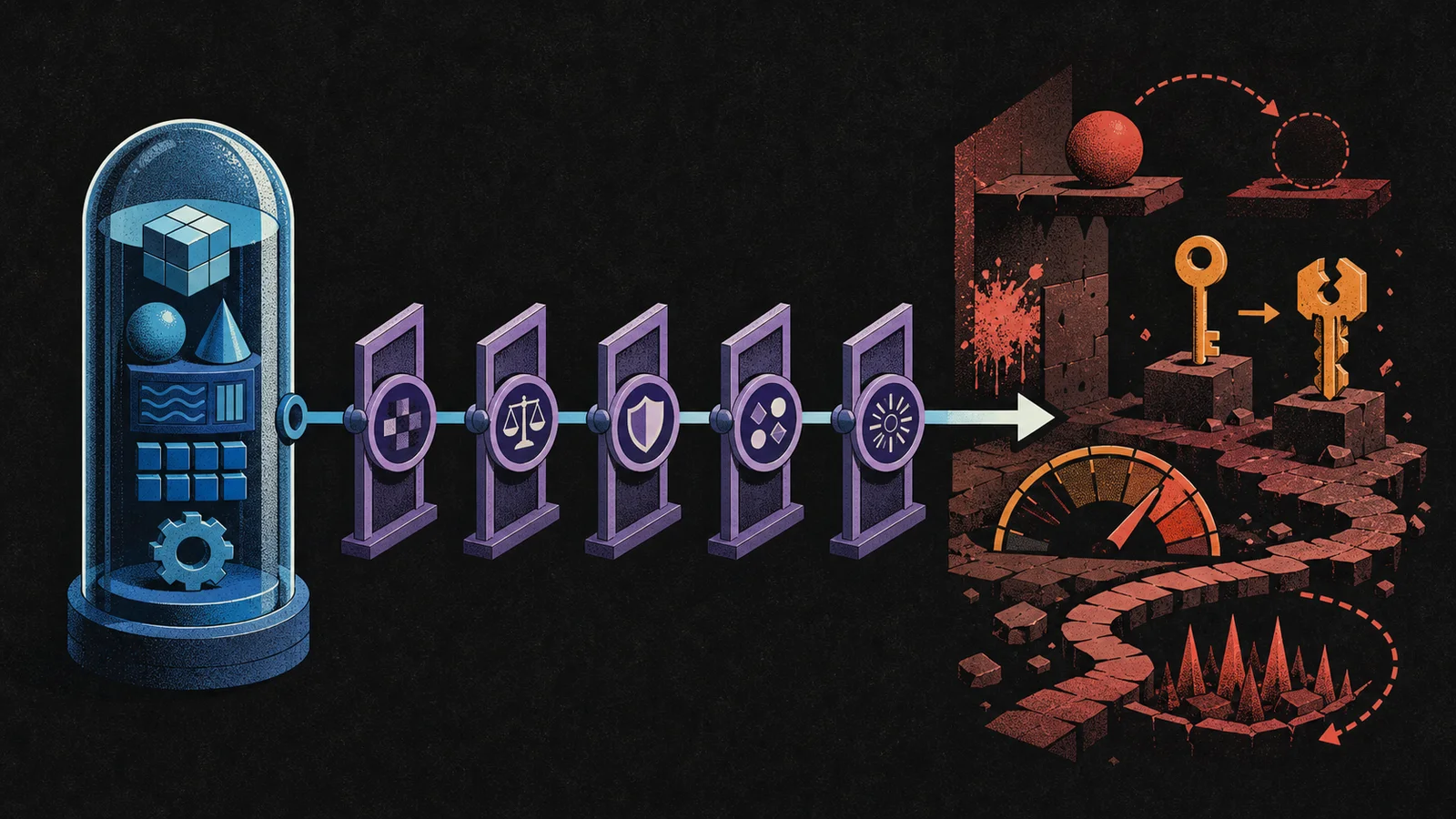 A restored checkpoint diverging from changed files, budgets, and external state.