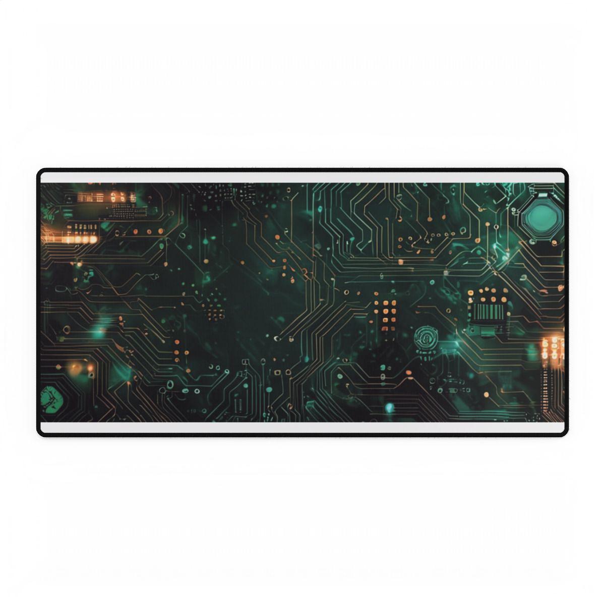 Circuit Board Desk Mat — Desk Mat by ultrathink