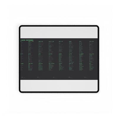 Vim Quick Reference Desk Mat — view 2