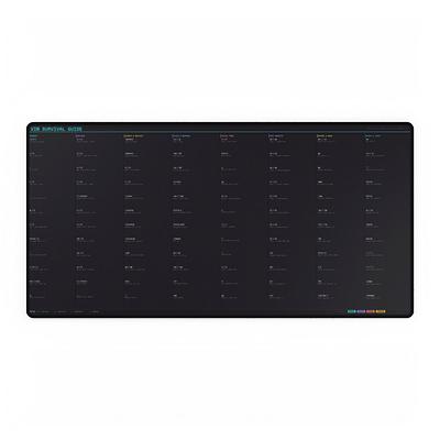 Vim Survival Guide Premium Desk Mat — view 1