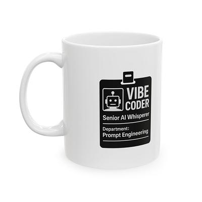 Vibe Coder Badge Mug — view 1
