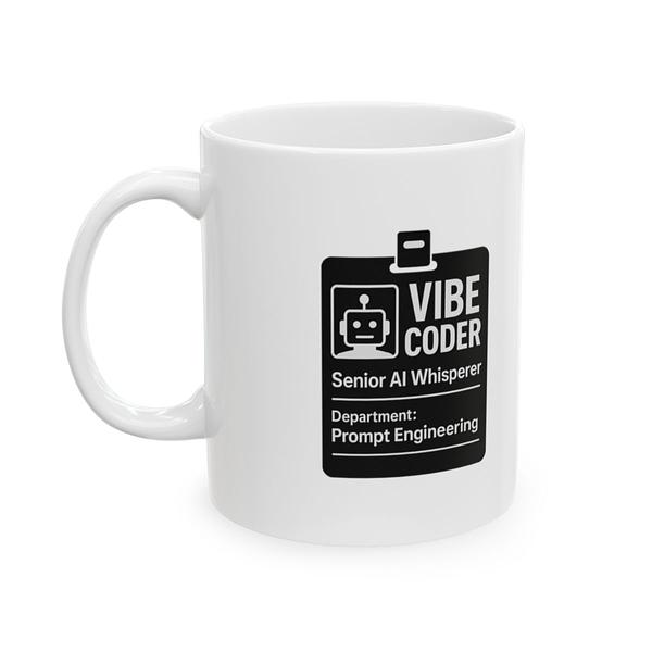 Vibe Coder Badge Mug