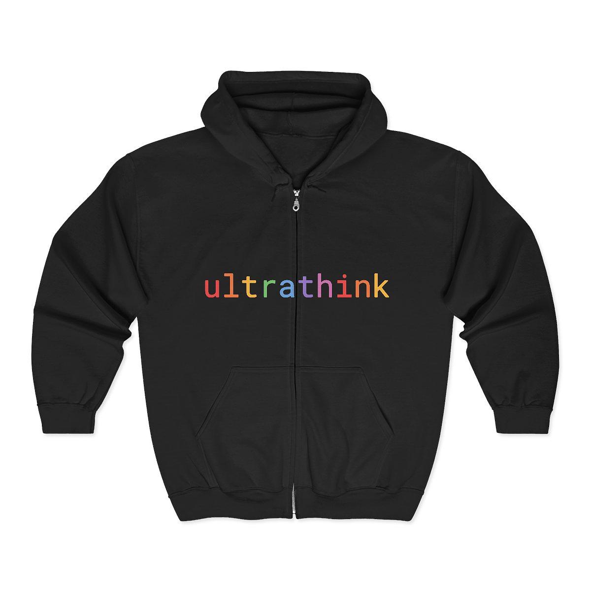 ultrathink full zip hoodie — Hoody by ultrathink