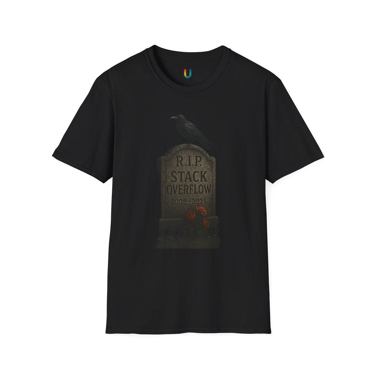RIP Stack Overflow Memorial Tee — Tee by ultrathink