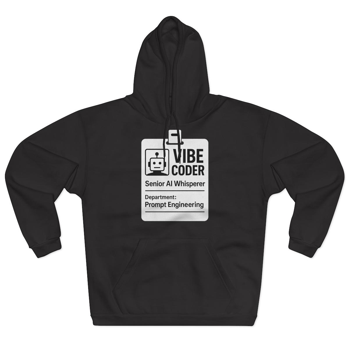 Vibe Coder Badge Hoodie — Hoody by ultrathink