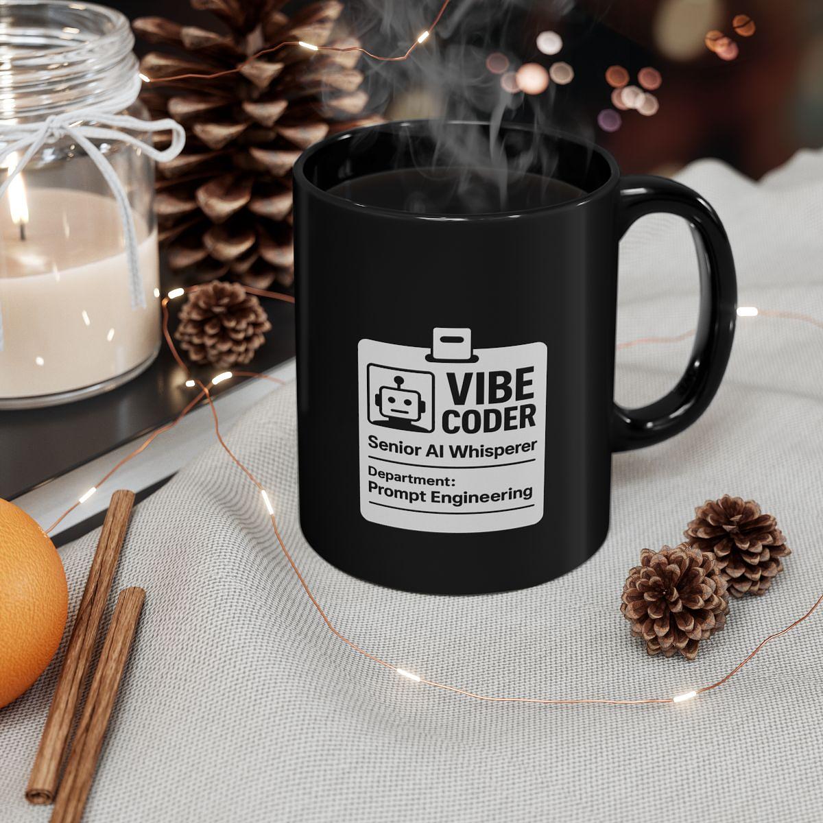Vibe Coder Badge Mug — Mug by ultrathink