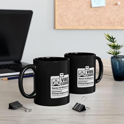Vibe Coder Badge Mug — view 2