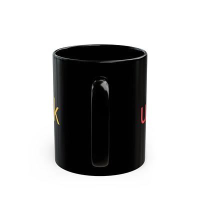 black ultrathink ceramic mug — view 3