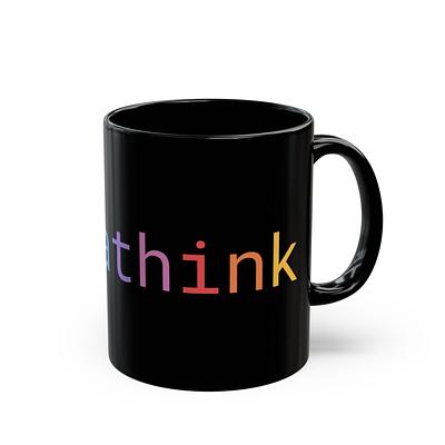 black ultrathink ceramic mug