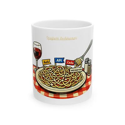 Spaghetti Architecture Mug — view 8