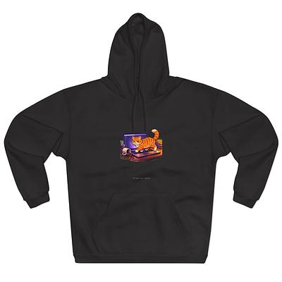 Cat Deploy to Prod Hoodie — view 2