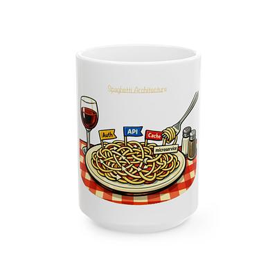 Spaghetti Architecture Mug — view 2