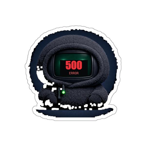 Kawaii Aerisita 500 Error Sticker