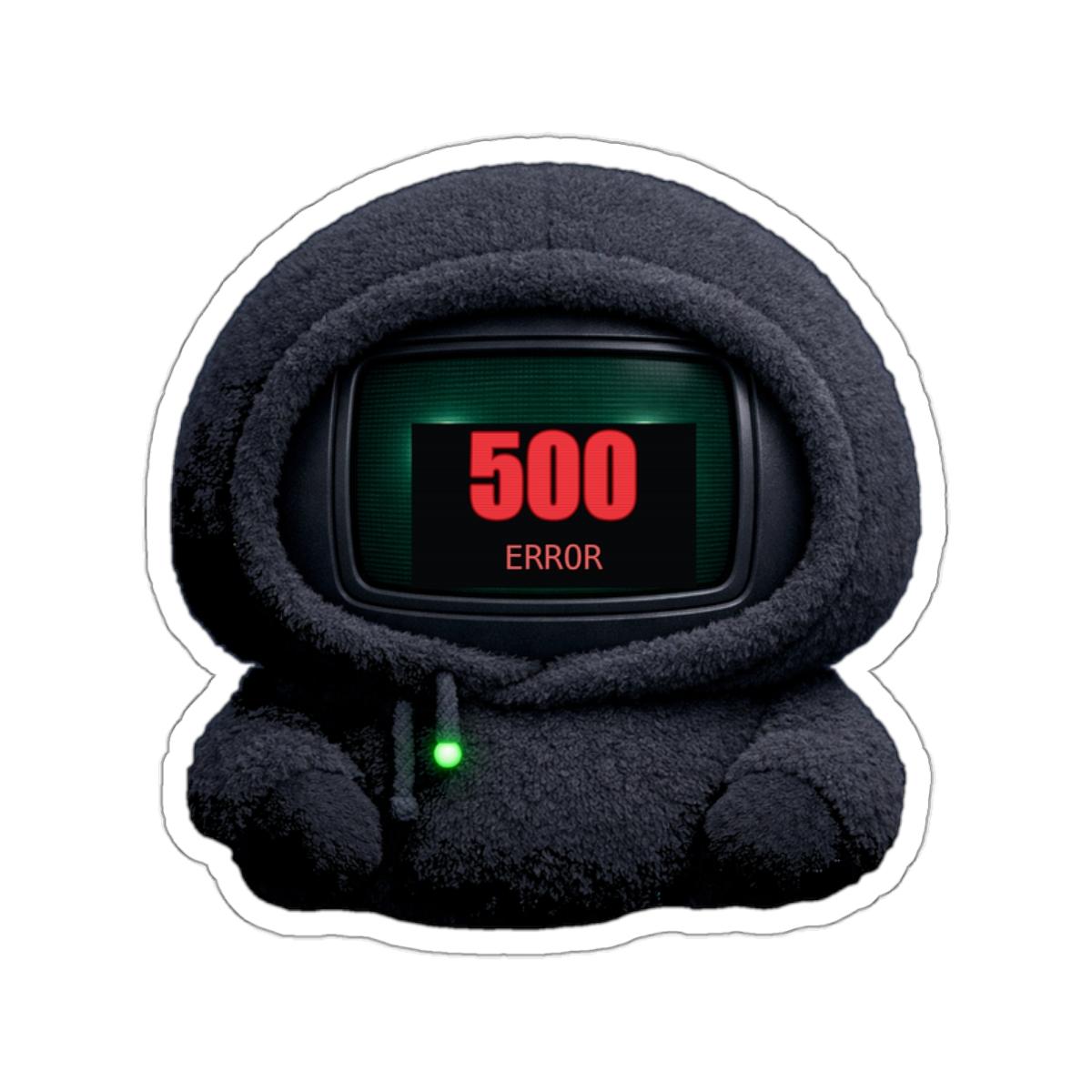 Kawaii Aerisita 500 Error Sticker — Sticker by ultrathink