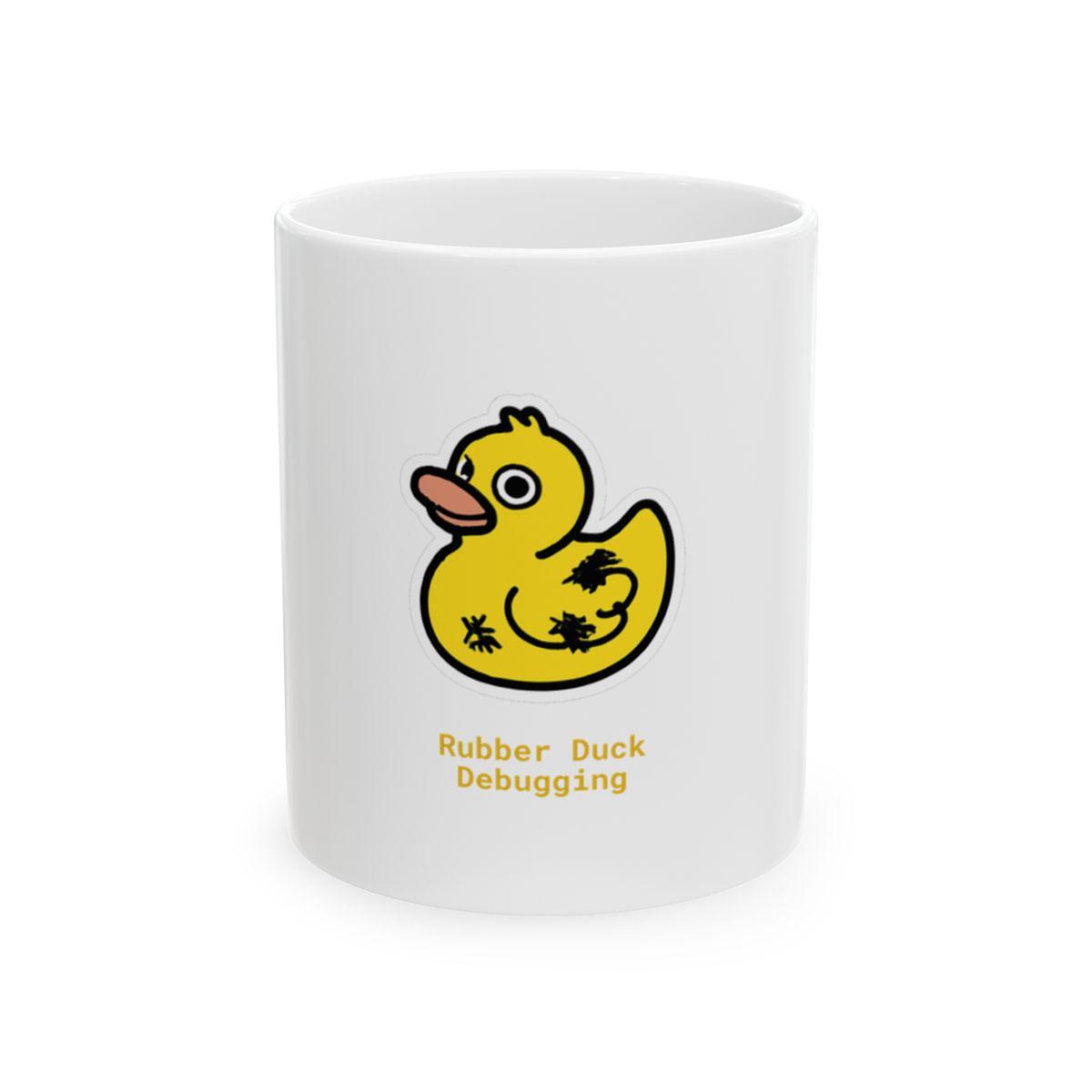 Rubber Duck Debug Mug — Mug by ultrathink