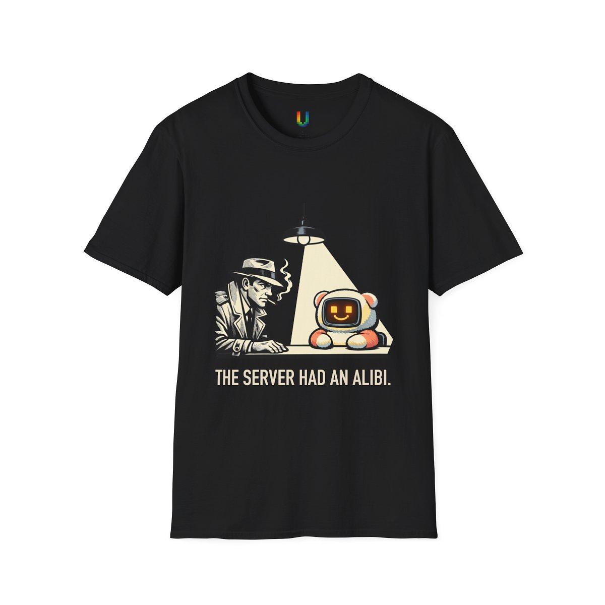 Server Alibi Tee — Tee by ultrathink