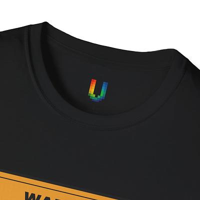 Daemon Process Warning Placard Tee — view 2